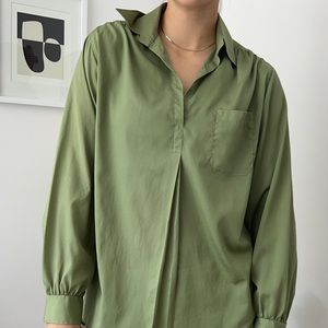 Vintage Green button up
